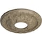 Ekena Millwork Leaf Ceiling Medallion (Canopies up to 4 3/4"), 11 3/8"OD x 3 5/8"ID x 1 1/8"P, Gobi Desert Crackle CM11LFGDC - alternate 5